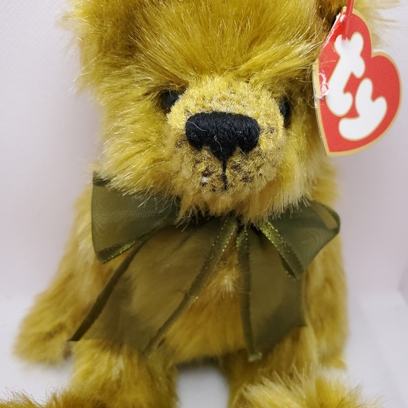 1993 Ty Beanie Baby "Fern" Retired Green Bear - Picture 2 of 9